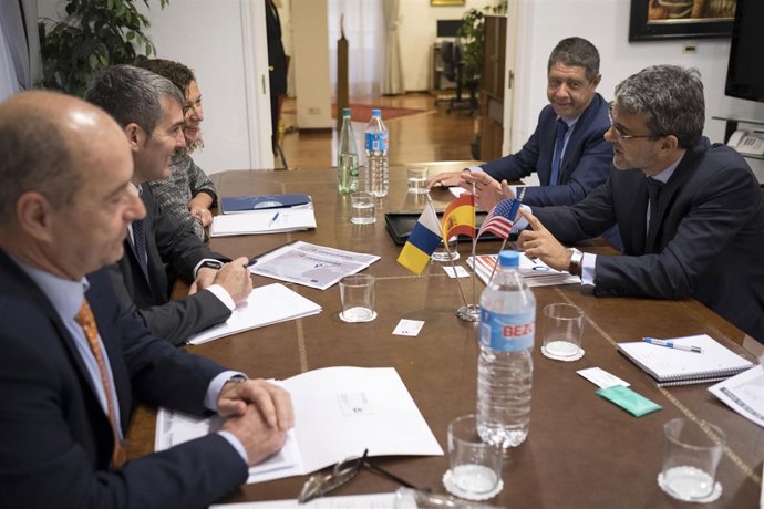 Un momento del encuentro celebrado esta mañana