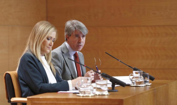 Cristina Cifuentes y Ángel Garrido