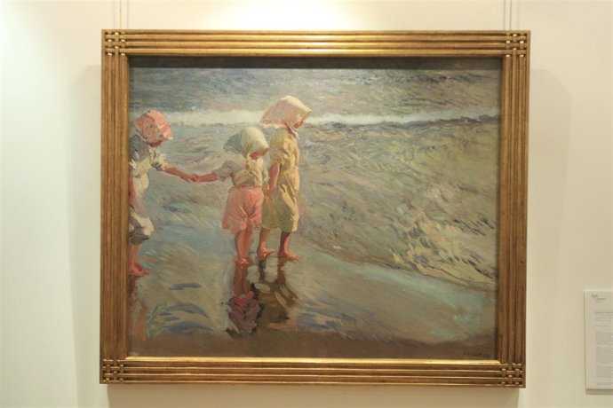 Presentan el cuadro de Sorolla y Bastida que sale por primera vez a subasta