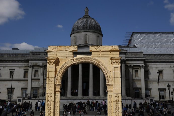 Réplica del Arco del Triunfo de Palmira exhibida en Londres