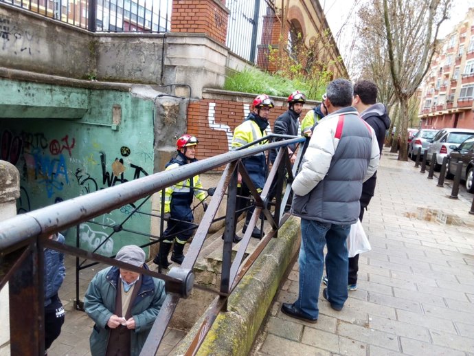 Imagen del paso subterráneo de La Pilarica el pasado fin de semana