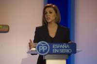 Cospedal cita mañana a los presidentes insulares del PP canario para analizar el relevo de Soria 