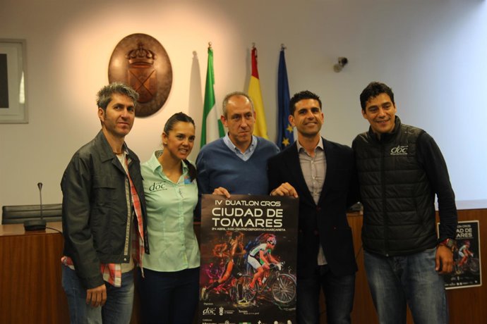 Presentación del Duatlón de Tomares.