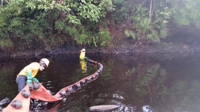 Ecopetrol vertido petróleo Colombia FARC