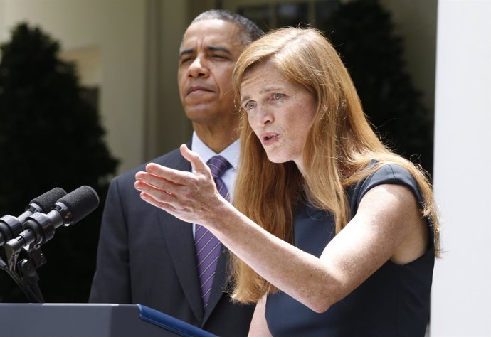 Samantha Power, y Obama