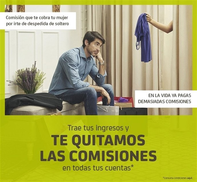 Bankia elimina los carteles denunciados por publicidad sexista 
