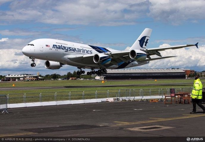 Avión de Malaysia Airlines. 