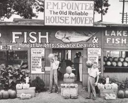 Roadside Stand near Birmingham, Alabama, 1936. Walker Evans