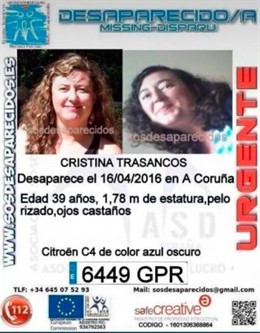 Mujer desaparecida en A Coruña