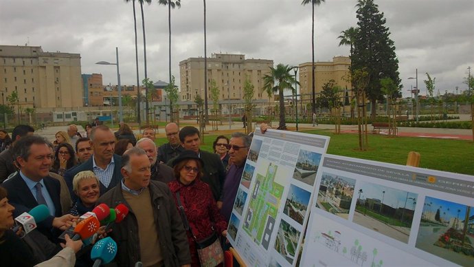 Inauguración del parque de La Ranilla.