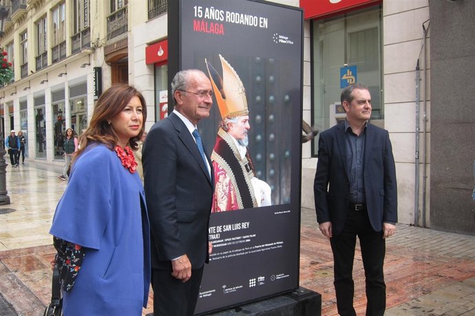 Francisco de la Torre, junto a Gemma del Corral y Juan Antonio Vigar.