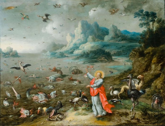 La "Creación de los peces y las aves", de Bouttats. 