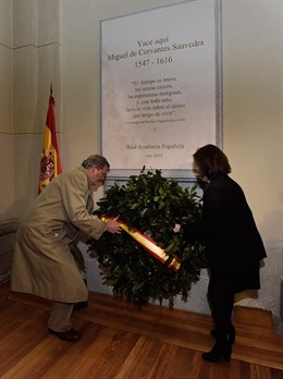 Sáenz de Santamaría y Méndez de Vigo homenaje Cervantes