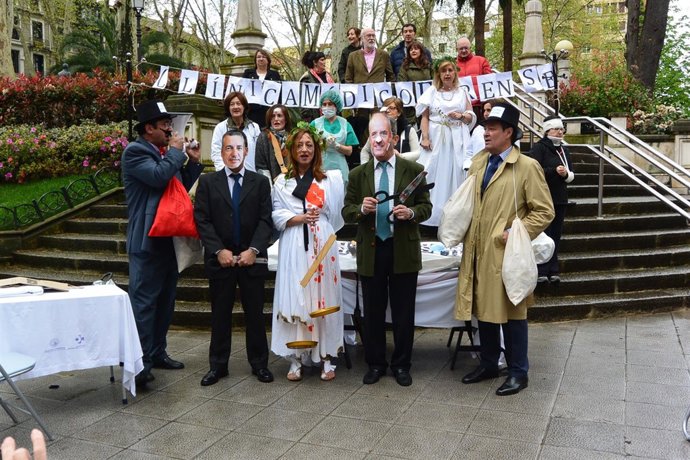 Protesta de forenses