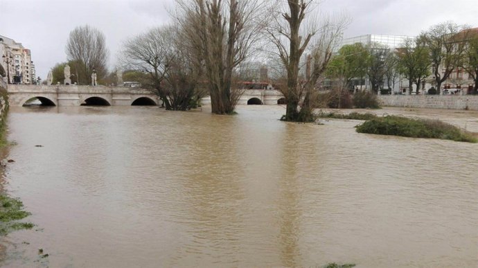 Estado que presenta el río Arlanzón 