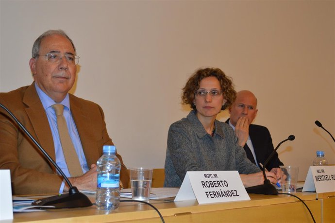 Meritxell Ruiz en el acto de homenaje a Abel Martínez
