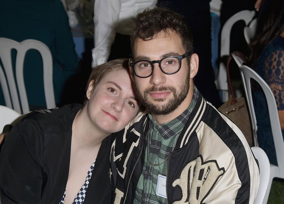 Lena Dunham y Jack Antonoff/ Getty