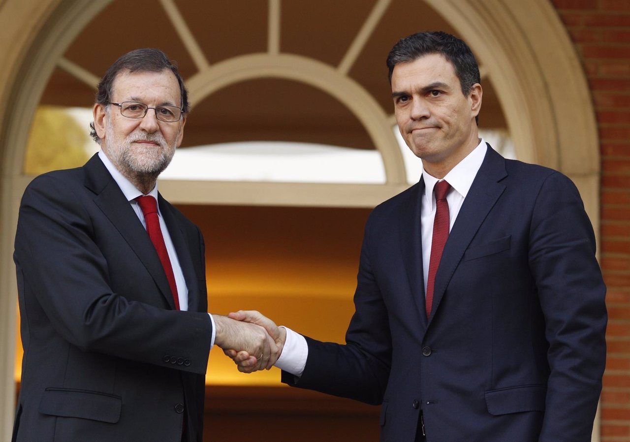 Mariano Rajoy y Pedro Sánchez, reunión en la Moncloa 