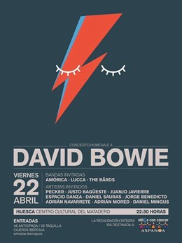 Huesca rinde homenaje este viernes a David Bowie