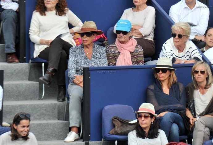 Marisa Vicario, disfrutando del Godó dos meses después de la muerte de Emilio