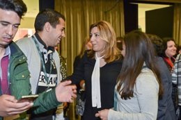 Susana Díaz en la inauguración del Congreso Estatal de Educadores Sociales