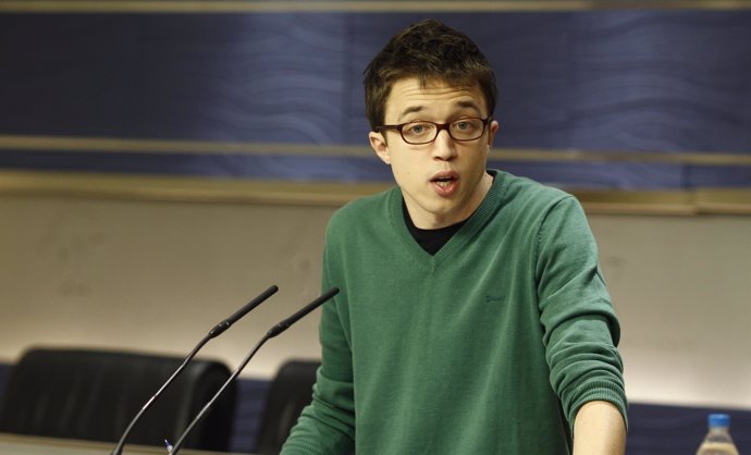 Rueda de prensa de Íñigo Errejón en el Congreso