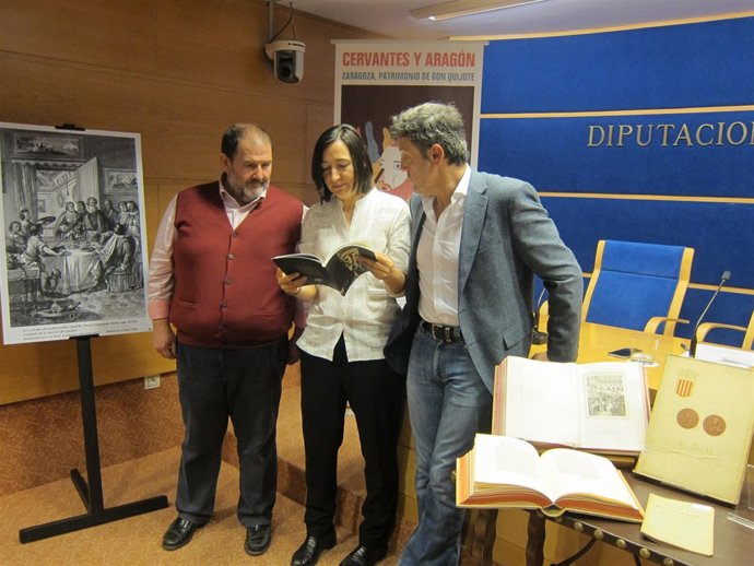 Ejido, Palacín y Achón han dado a conocer los actos cervantinos en la provincia