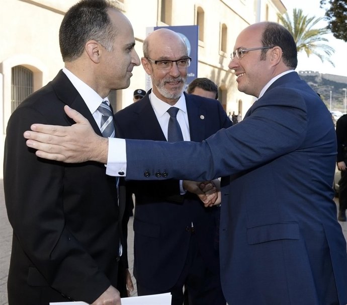 Toma de posesión de Alejandro Díaz como rector de la UPCT