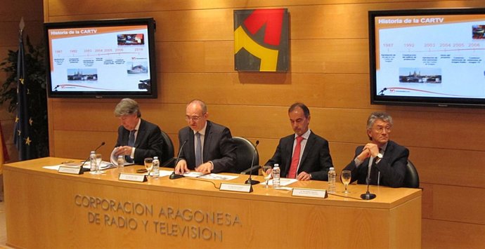 Acto del décimo aniversario de Aragón TV.
