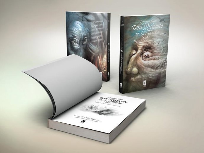 Portada de la versión en asturiano del Quijote. 