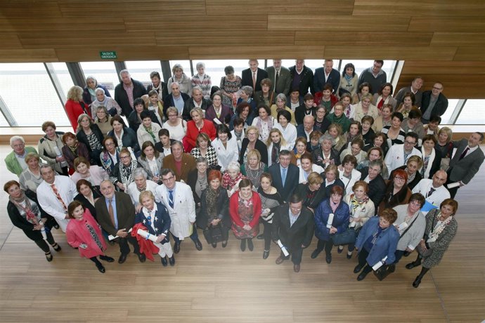 Despedida a los trabajadores de Valdecilla jubilados en 2015