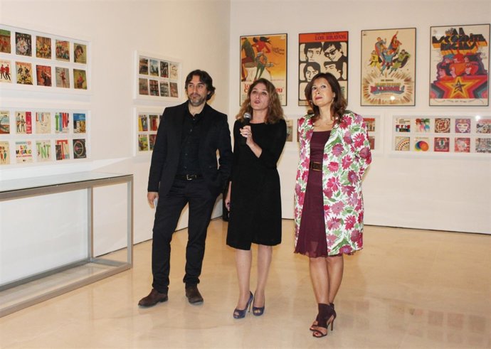 Del Corral, Moreno y Panera en la inaguración de 'Pop Tops' 