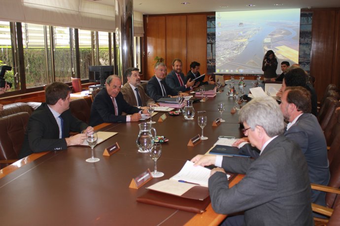 Reunión del consejo de administración del Puerto de Huelva