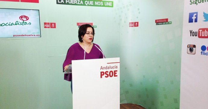 La secretaria general del PSOE de Palos (Huelva), Pastora López