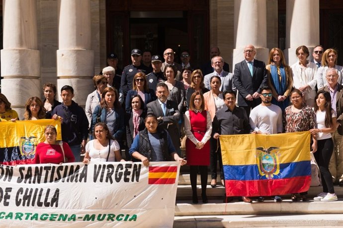Minuto de silencio en Cartagena