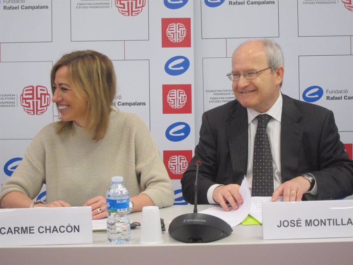 Carme Chacón, José Montilla (PSC)