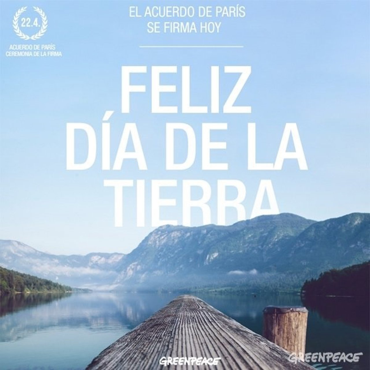 Feliz Día de la Tierra Greenpeace