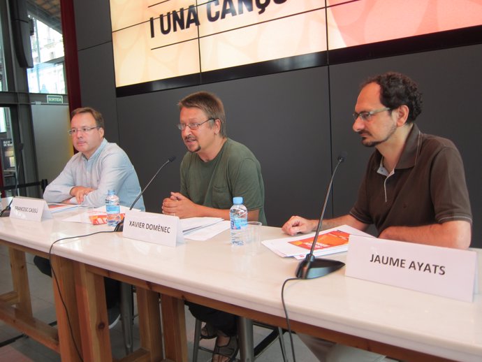 Francesc Cassú, Xavier Domènec y  Jaume Ayats
