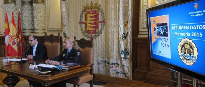 Presentación de la Memoria de la Policía Municipal de Valladolid en 2015