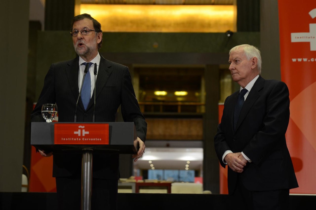 Mariano Rajoy en el instituto Cervantes