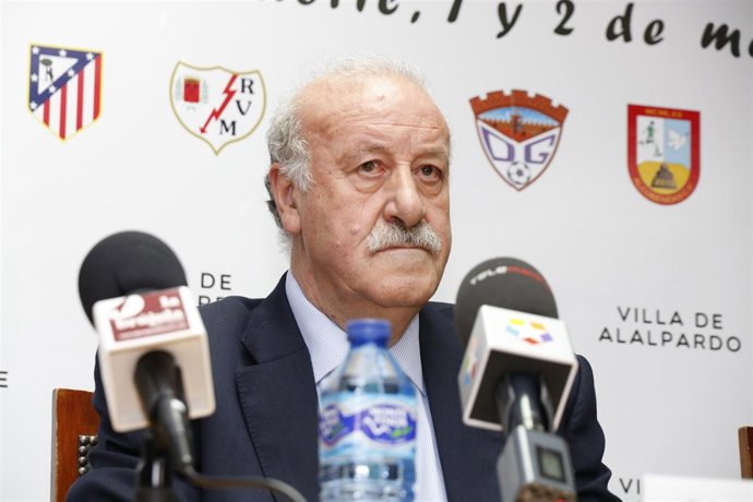 Vicente del Bosque en la Federación de Fútbol de Madrid