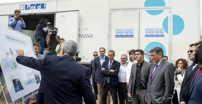 Exposición de la planta potabilizador