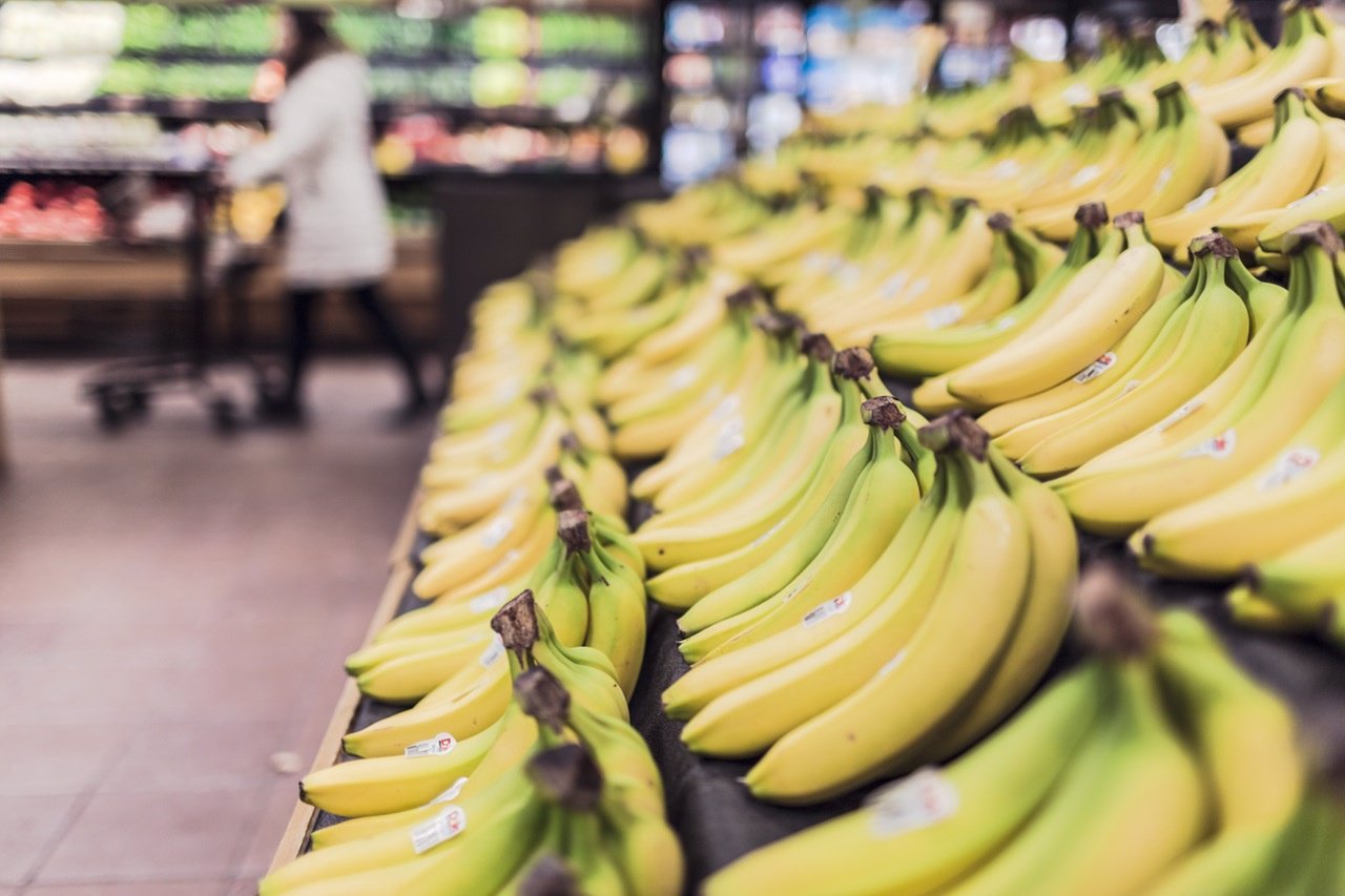 Plátanos, supermercado