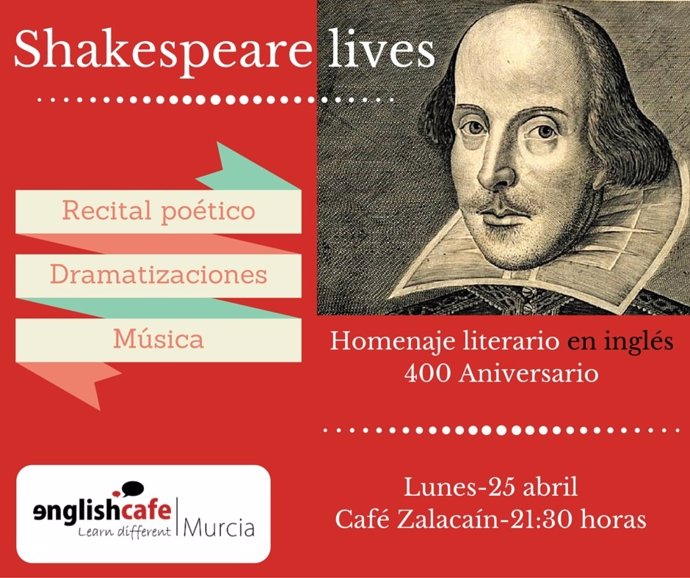 Englishcafe homenajea a Shakespeare