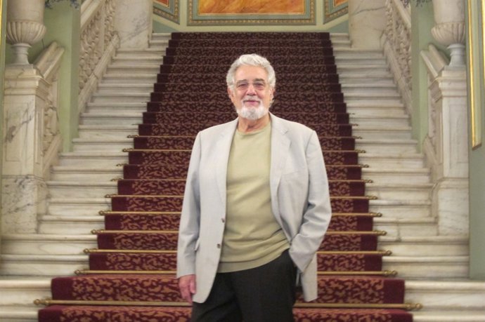 El tenor Plácido Domingo