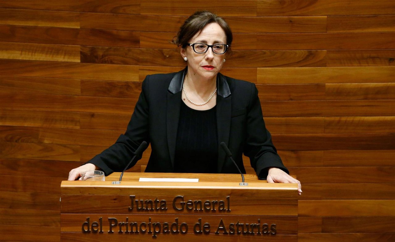 La consejera Belén Fernández,durante el Pleno. 