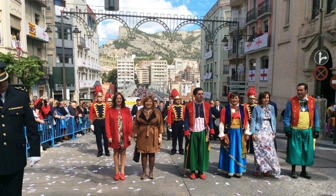 Bonig durante las fiestas en Alcoi