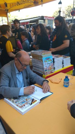 Francisco Ibáñez dedicas sus obras este Sant Jordi 