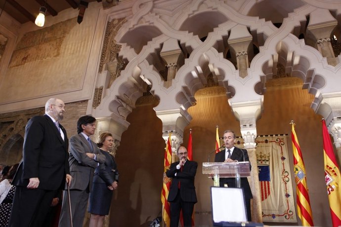 El acto del Día de Aragón se ha celebrado en La Aljafería