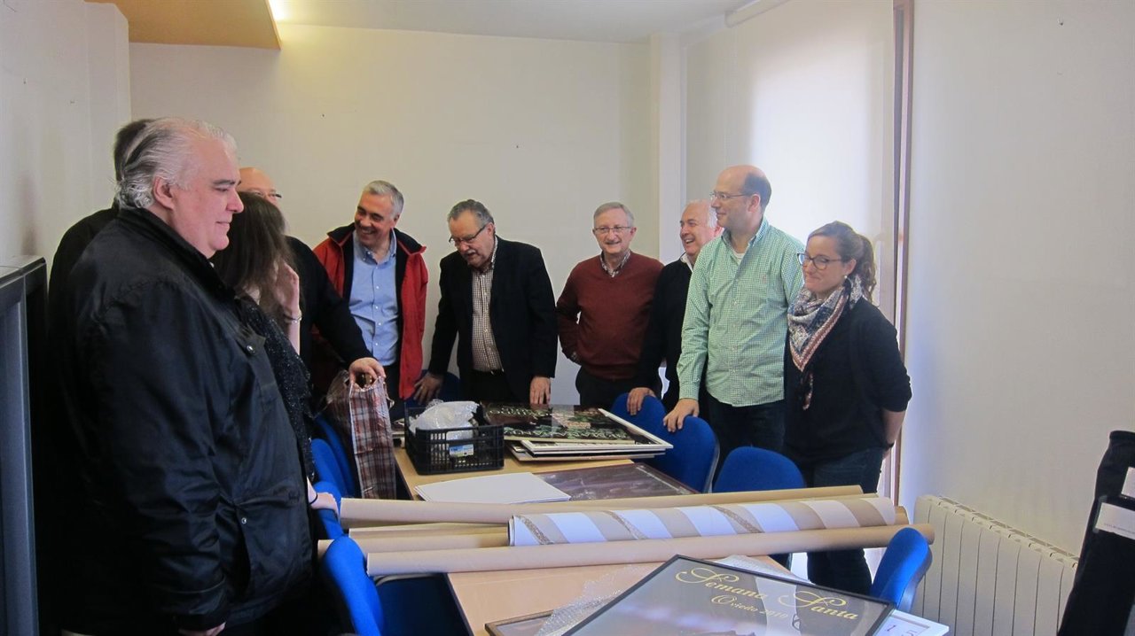 Rueda de prensa de la Junta de Hermandades y Cofradías del Ayuntamiento. 
